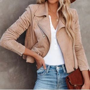 Vici Market Moto Jacket Sand